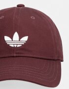 adidas Originals бейзболна шапка от памук Adicolor бордо KR1658