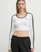 adidas Originals Блуза с дълги ръкави 3S LS CROP