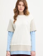 adidas Originals блуза с дълги ръкави дамска памучна бежова KV1179