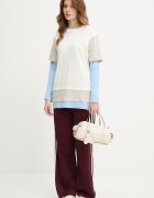 adidas Originals блуза с дълги ръкави дамска памучна бежова KV1179