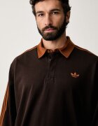 adidas Originals блуза с дълги ръкави мъжка от памук кафява KE4112