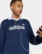 adidas Originals блуза с дълги ръкави за деца тъмносиня HZ9638