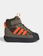 adidas Originals боти с връзки за деца SUPERSTAR WINTER TREK зелени KH9794