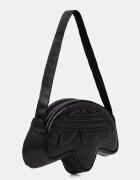 adidas Originals чанта дамска от имитация на кожа Trefoil черна KR1602