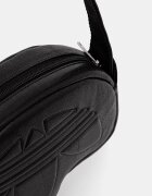adidas Originals чанта дамска от имитация на кожа Trefoil черна KR1602