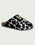 adidas Originals чехли сабо дамски от кожа Adimule черни KI0407