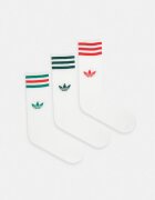 adidas Originals Чорапи (3 чифта) в бежово KD8239