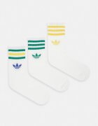 adidas Originals Чорапи (3 чифта) в бежово KD8250