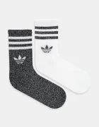 adidas Originals Чорапи 3-Stripes (2 чифта) мъжки в черно JV6049