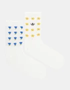 adidas Originals Чорапи Liberty (2 чифта) в бяло JV7833