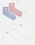 adidas Originals чорапи с памук 6 броя сини KY0916