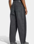 adidas Originals дънки barrel дамски Denim Barrel черни LF3778