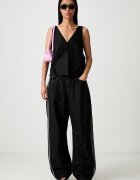 adidas Originals дънки дамски Barrel черни KQ6474