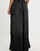 adidas Originals дънки wide leg дамски Essentials черни KD3919