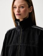 adidas Originals дънково яке дамско от деним Firebird черно KD2926