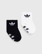 adidas Originals Детски чорапи (2 броя) в черно
