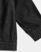 adidas Originals Детски дънков суичър в черно с апликация KD3188