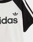 adidas Originals Детски памучен комплект в бяло KD1055