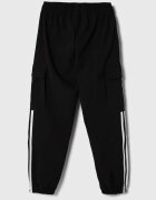 adidas Originals Детски панталон в черно с апликация