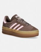 adidas Originals Gazelle Bold маратонки дамски от кожа кафяви KI7225
