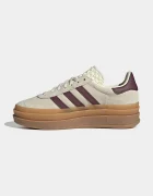 adidas Originals GAZELLE BOLD маратонки за деца от кожа бежови KI4559