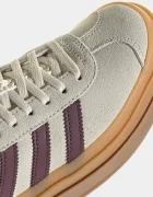 adidas Originals GAZELLE BOLD маратонки за деца от кожа бежови KI4559