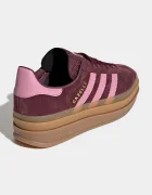 adidas Originals GAZELLE BOLD маратонки за деца от велур бордо обувки с платформа KK2729