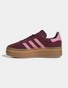 adidas Originals GAZELLE BOLD маратонки за деца от велур бордо обувки с платформа KK2729
