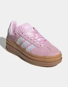 adidas Originals GAZELLE BOLD маратонки за деца от велур розови KJ2430