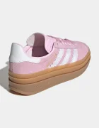 adidas Originals GAZELLE BOLD маратонки за деца от велур розови KJ2430