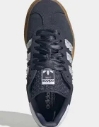 adidas Originals GAZELLE BOLD маратонки за деца от велур тъмносини KJ2429