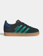 adidas Originals GAZELLE маратонки за деца от велур черни KI7134
