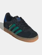 adidas Originals GAZELLE маратонки за деца от велур черни KI7134