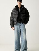 adidas Originals капитонирано яке мъжко Camo Regen черно KR7200