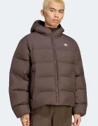 adidas Originals капитонирано яке мъжко Hooded Regen кафяво KR7197