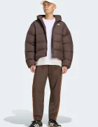 adidas Originals капитонирано яке мъжко Hooded Regen кафяво KR7197