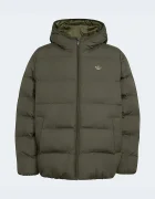 adidas Originals капитонирано яке за деца зелено KS1723