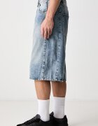 adidas Originals къс панталон мъжки от деним син със стандартна талия KE0133