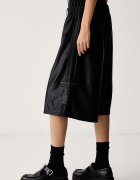 adidas Originals къс панталон тип анцуг дамски Adibreak черен с висока талия KS9147