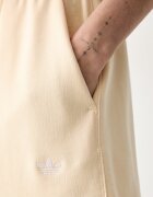adidas Originals къс панталон тип анцуг дамски от памук Essentials жълт с висока талия KT4727