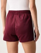 adidas Originals къс панталон тип анцуг дамски с памук Lace Injection бордо с висока талия LG4268