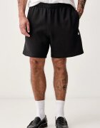 adidas Originals къс панталон тип анцуг мъжки с памук Essentials черен със стандартна талия KS8940