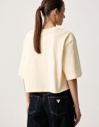 adidas Originals къс топ дамски от памук Essentials жълт KR3594