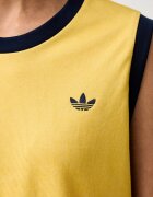 adidas Originals къс топ дамски с памук Heather жълт KS9955