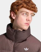 adidas Originals късо мъжко яке Stand Collar Regen кафяво KR7188