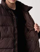adidas Originals късо мъжко яке Stand Collar Regen кафяво KR7188