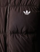 adidas Originals късо яке дамско Hooded Padded кафяво KR9559