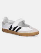 adidas Originals Кожени балеринки Samba Jane в бяло JR1402