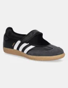 adidas Originals Кожени балеринки Samba Jane в черно JQ6445
