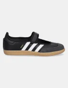 adidas Originals Кожени балеринки Samba Jane в черно JQ6445